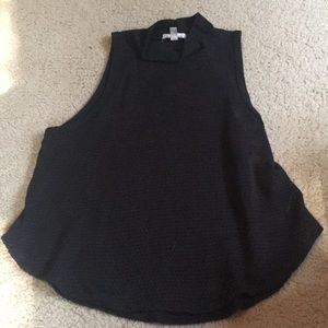 Black going out tank